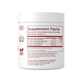 Container of dietary supplement with supplement facts label.