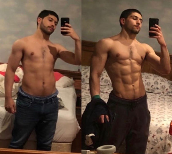 Before and after transformation