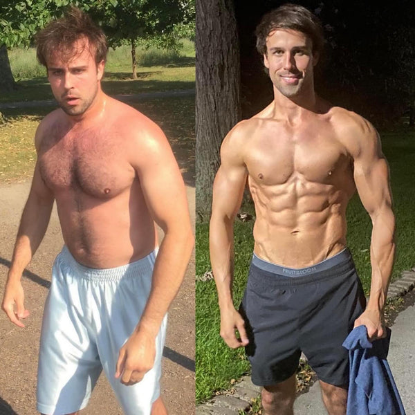 Before and after transformation