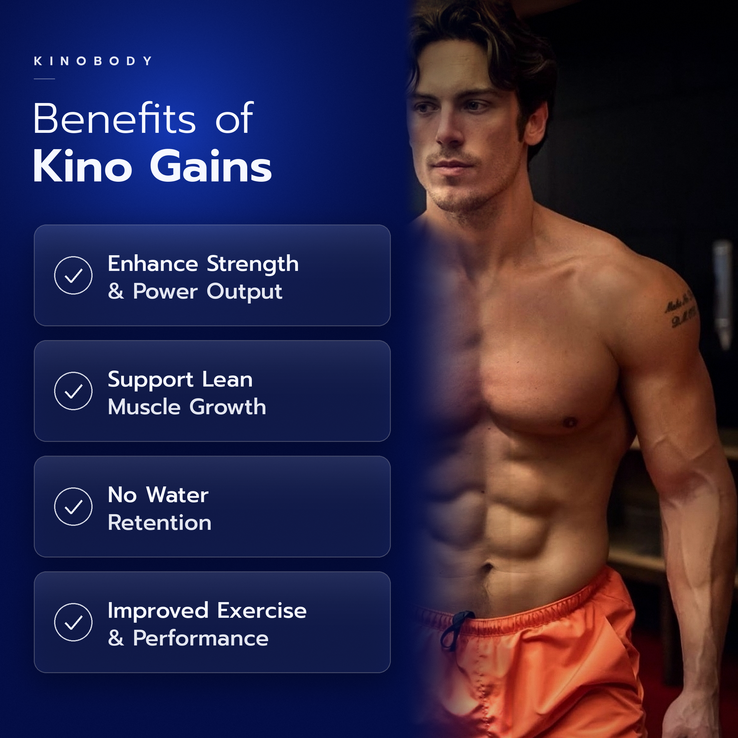 Kino Gains Creatine Capsules