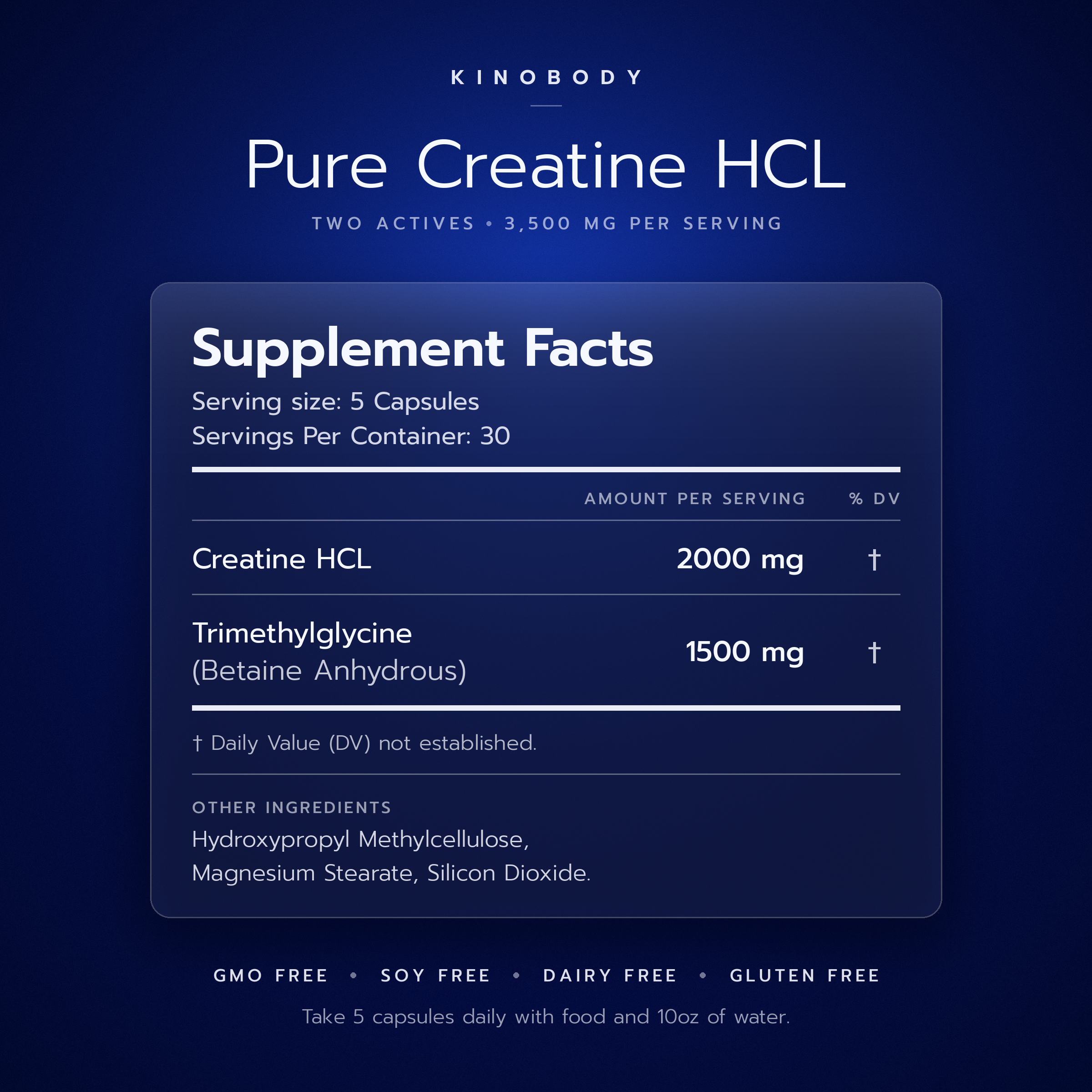 Kino Gains Creatine Capsules
