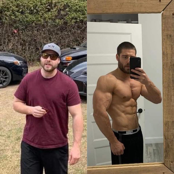 Before and after transformation