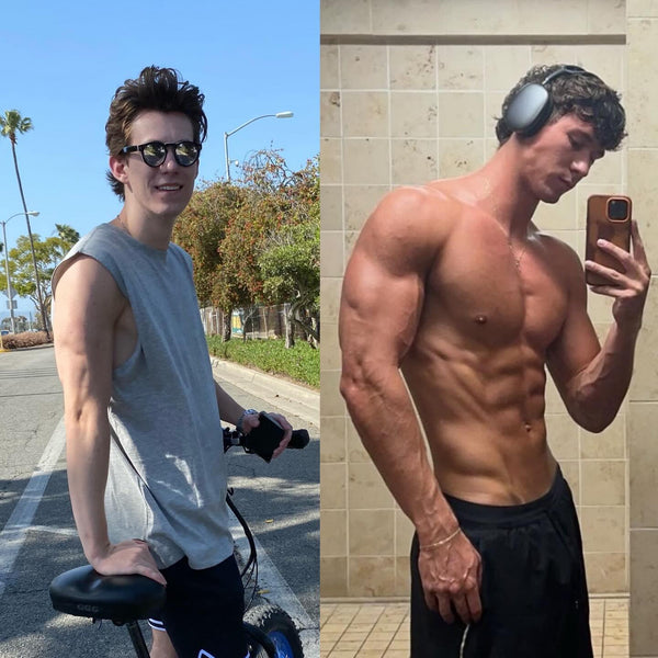 Before and after transformation