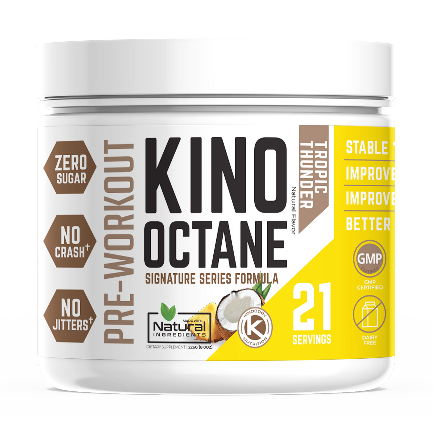 Test Product (Kino Octane Pre-Workout: Improve Workout Performance & Energy)