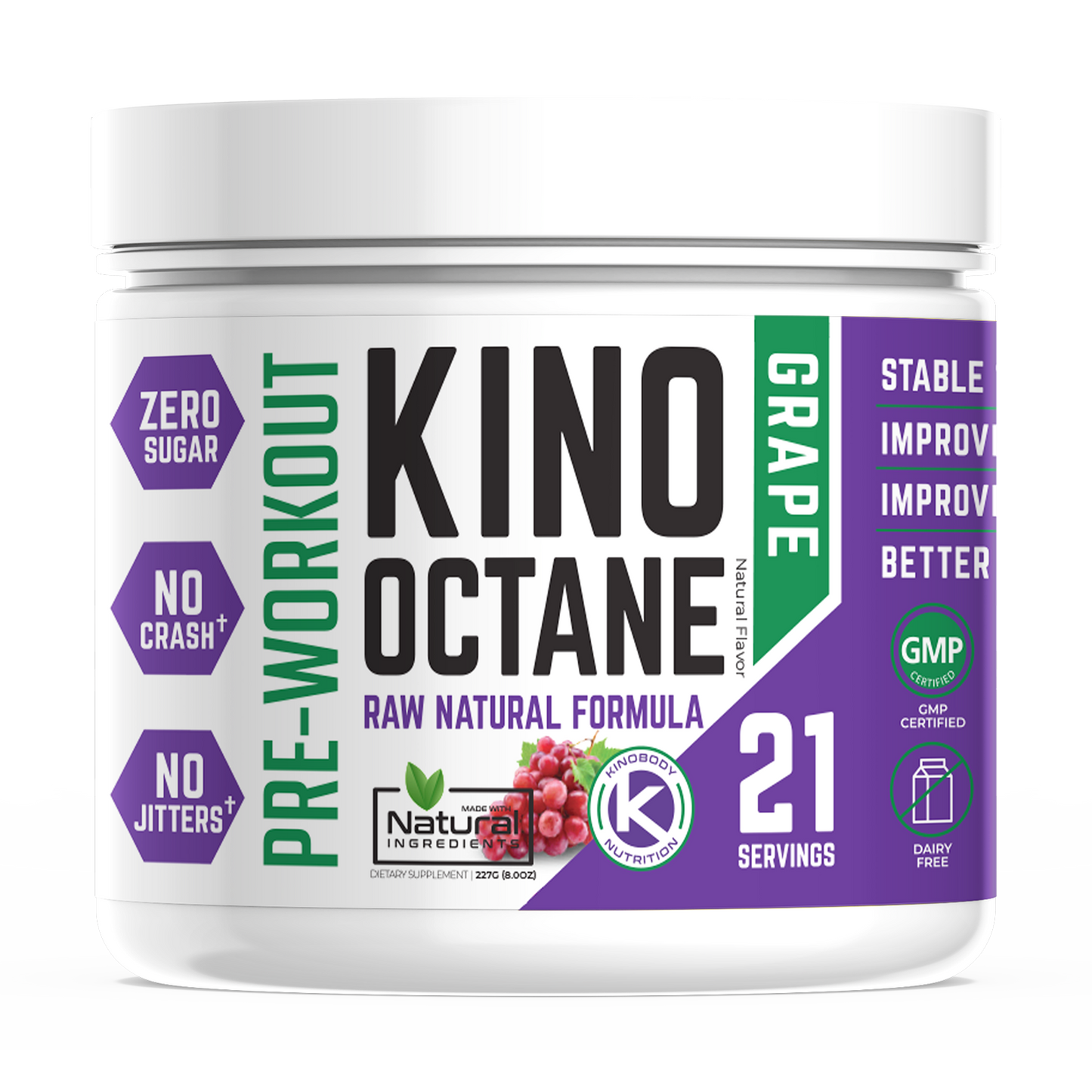 Test Product (Kino Octane Pre-Workout: Improve Workout Performance & Energy)