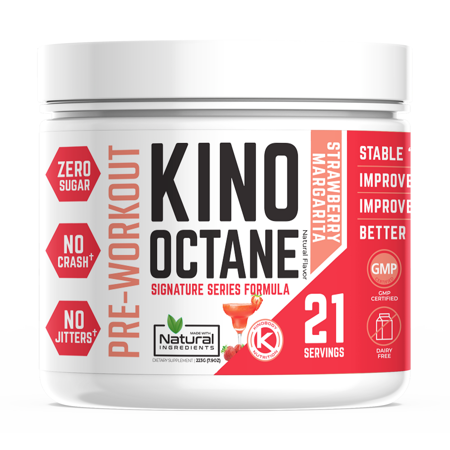 Test Product (Kino Octane Pre-Workout: Improve Workout Performance & Energy)